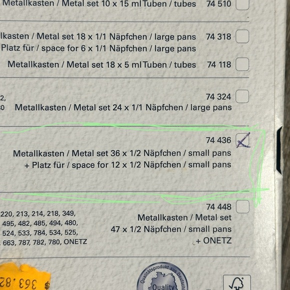 Schmincke Watercolor Set with Brushes - Picture 6 of 16